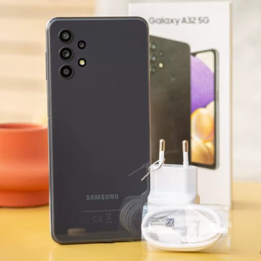 Original Galaxy A32 5G A326U1 1SIM A326B/DS 2Sim 6.5" LCD 64GB 128GB ROM Snapdragon Octa Core NFC Unlocked Mobile Phone