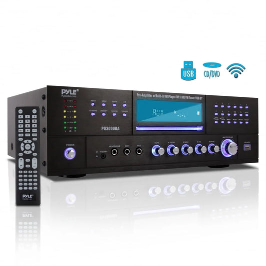 PD3000BA Home Theater Bluetooth Audio and Video Stereo Receiver