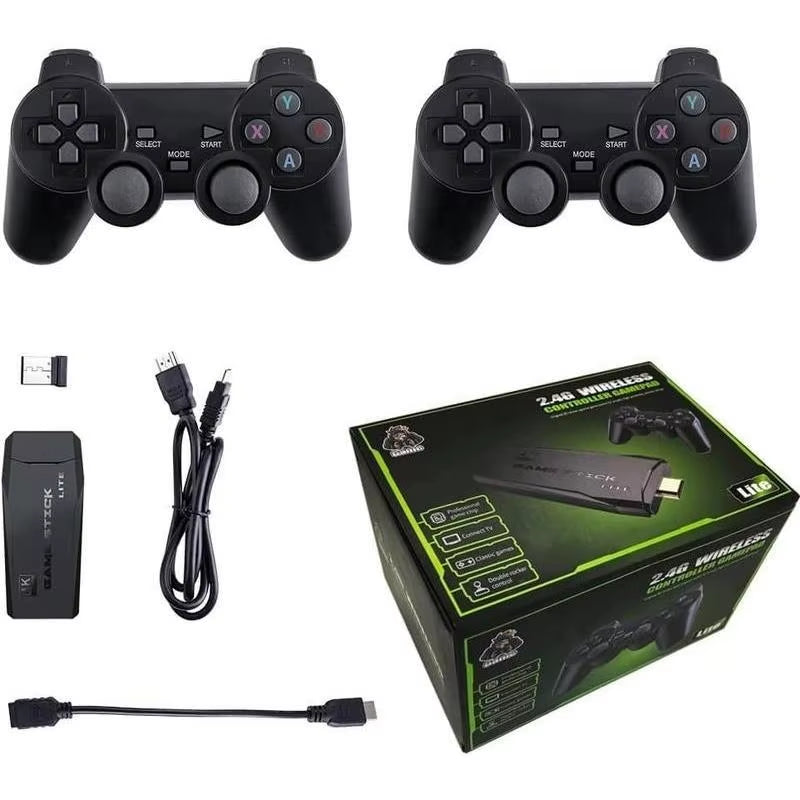 Retro Game Console Stick,64Gnostalgia Game Stick with 20000+Video Games, 9 Emulator Consoleplug A