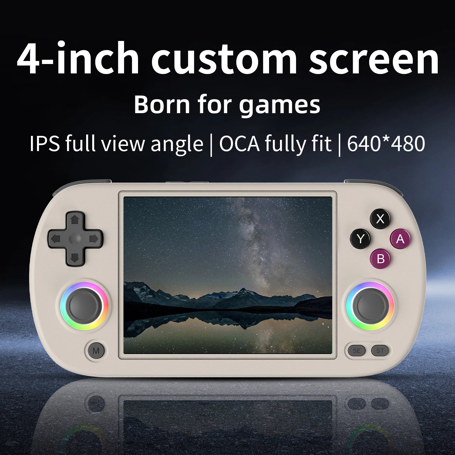 RG40XX H Retro Handheld Game Console 4.0 Inch IPS Screen Linux System Built-In 64G TF Card 5488 Games Support HD-TV Out
