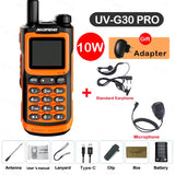 2026  UV-G30 Pro Walkie Talkie Long Range Portable 1000 Channel Ham FM Radios UHF VHF USB-C Charge 2-Way Radio Waterproof