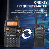 1/2PCS  M-5R 8W Walkie Talkie Multi Band Type-C Wireless Copy Frequency AM Long Range for UV-5R Two Way Ham Radio