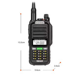 UV-98 PRO Walkie Talkie Long Range 10W High Power IP68 Waterproof Two Way Radio Dual Band FM Portable Hunting Radios