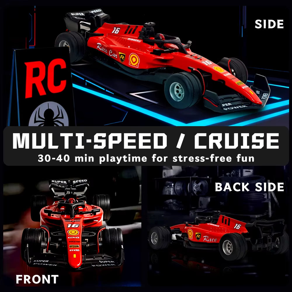1:64 Scale RC Drift Car - 4WD Mini RC Toy Car, Sporty, Stylish, Streamlined Design, Perfect Holiday Gift for Kids and Adults