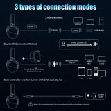 G06 2.4G Dual Wireless Gaming Headset 5Ms Low Latency 7.1 Surround ENC Mic for PC PS4 PS5 Gaming Bluetooth Headphones