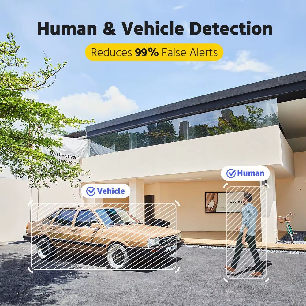 3K IR Network Security IP Camera 2.8 Mm Support Flashing/ Audio Alarm Two-Way Audio Smart Dual-Light Waterproof POE Camera