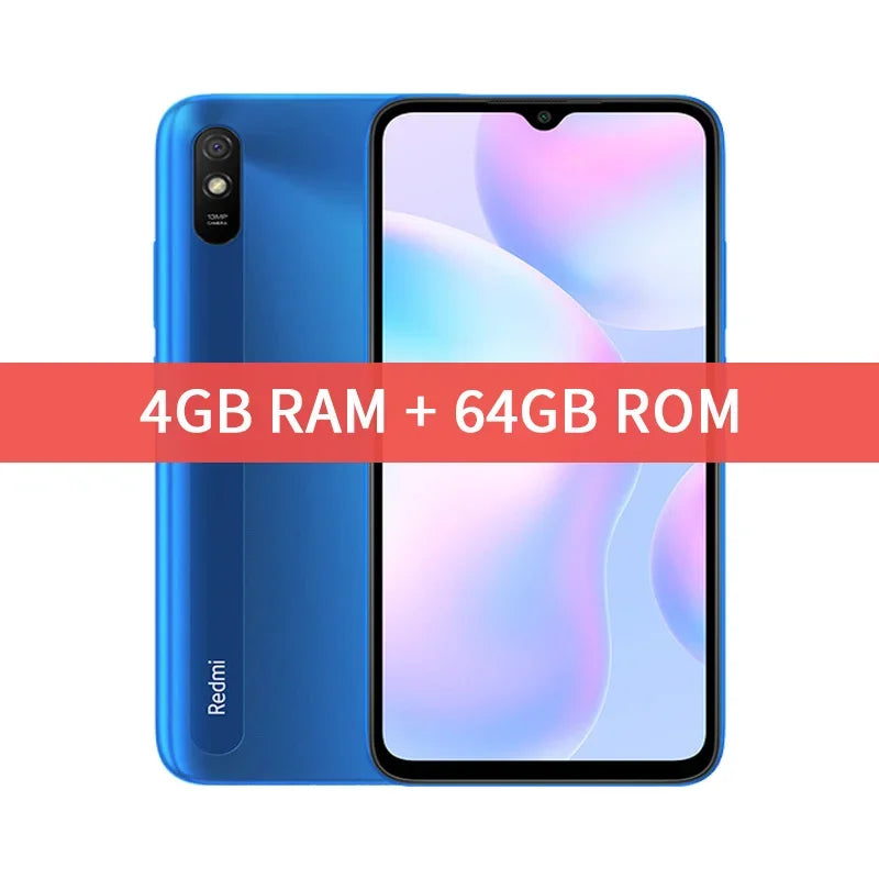 Redmi 9A Smartphone 64GB 128GB Global Rom Cellphone 5000Mah 6.53 Inch MTK Helio G25 Octa Core 13MP Smart Phone CN Version