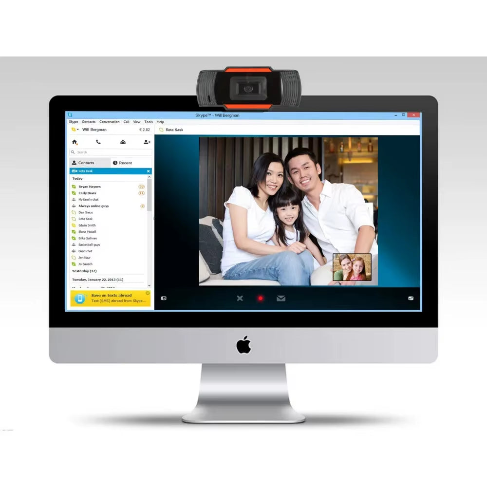 Mini Webcam 480/720/1080P HD USB Web Camera with Microphone for PC Computer Desktop Gamer Webcast Video Call Conference Work