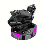 Wireless Bluetooth Headphones with LED Battery Display and Charger Case HIFI Sound Quality Music Game Sports Headphon