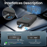 2025  Android Tv Box Lite Carplay Android Auto Wireless Adatper for Car Media Player Netfilx Youtube IPTV Spotify HDMI