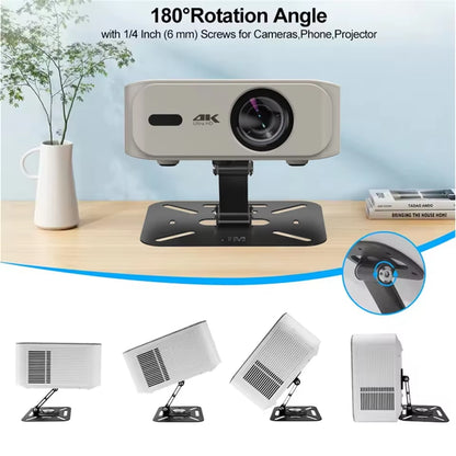 2025 New 4K Projector Built in 5W Speaker 1920*1080P Android 11 Home Theatre 10000 Lumens Wifi6 BT5.2 Outdoor Portable Projector