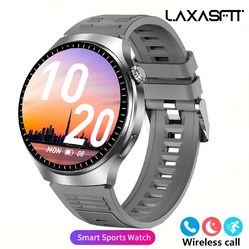 New Men'S Smart Watch HD Screen Heart Rate Bluetooth Call NFC Smartwatch for 2025 Men Women Holiday Gifts
