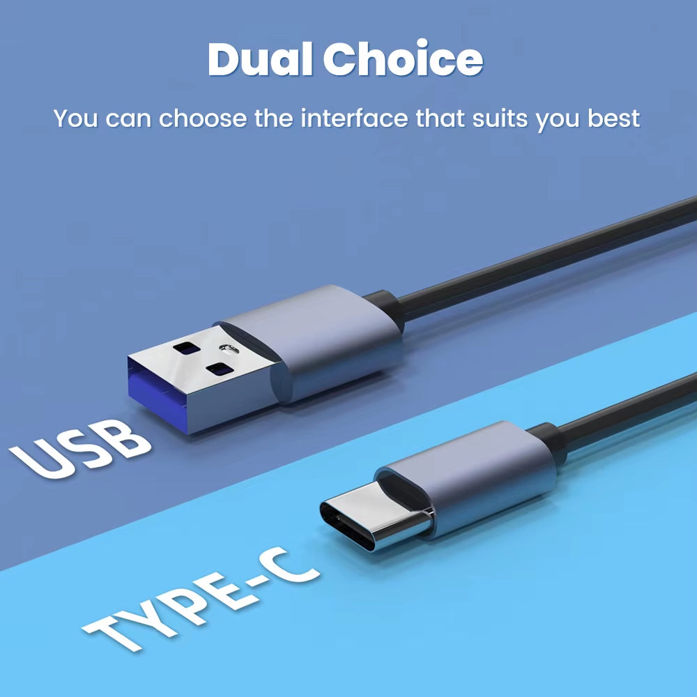 6 in 1 USB Card Reader SD TF XD CF M2 MS Memory Card Readers USB Type C Adapter High Speed Data Transfer Cardreader for Laptops