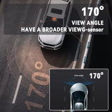 Newes 3Camera 1080P HD Dash Cam Hide Car Recording Camera Cars 2Inch DVR Camera Black Box Night Vision 24H Monitor Video Parking