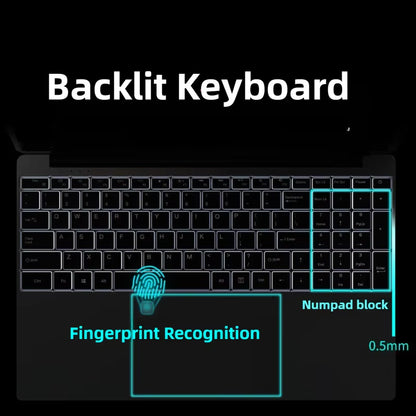 15.6" Ips  N5095 Gaming Laptops Portable Notebook Computer Pc 16GB 32GB DDR4 512G/1TB SSD Windows11 Backlit Keyboard Deals