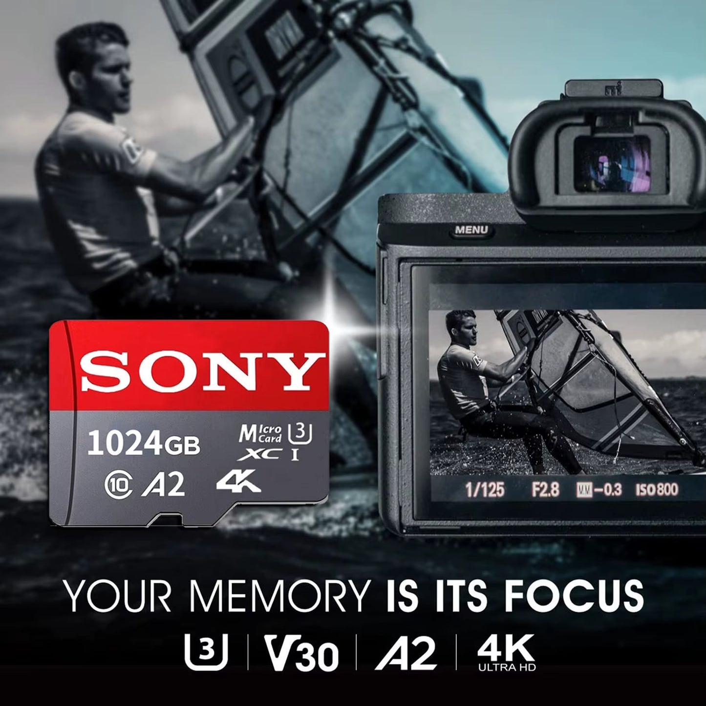 SD Memory Card Extreme Micro TF SD Card 1TB 512GB 128GB 256GB U3 V30 4K Full Memory Flash Cards for Phone Computer Camera