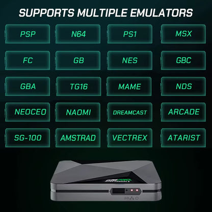 128G Super Game Box G36 Pro 4K Retro Video Game Console with 60000+ Retro Games for MAME/PS1/PSP/DC Upgrade Wireless Controller