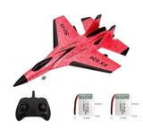 RC Foam Aircraft SU-35 SU-57 2.4G Aircraft with LED Wireless Electronic Control Glider Fixed Wing Aircraft Foam Boys Outdoor Toy