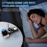 Magnetic Wireless Charger 15W 3 in 1 Fast Charging Portable Type-C Travel for Iphone 16 15 14 13 8 Apple Watch Airpods