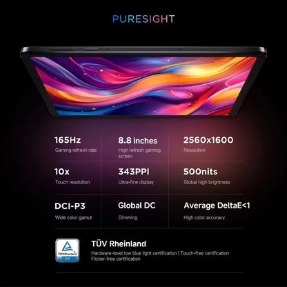 Legion Y700 Gen 3 2025 Gaming Tablet Snapdragon 8 8.8" LCD Screen 165Hz 6550 Mah 256GB 512GB RAM Battery Android 14