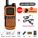 2026  UV-G30 Pro Walkie Talkie Long Range Portable 1000 Channel Ham FM Radios UHF VHF USB-C Charge 2-Way Radio Waterproof