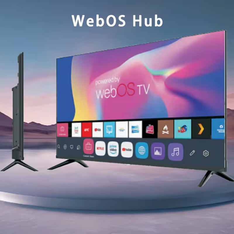 LED Smart TV with Wifi & for Bluetooth 4K UHD Frameless TV Available in Sizes 32Inch and Larger for Hotels