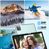 Android 14 Tablet, with Keyboard, Mouse, Protective Case, Stylus, 8(4+4) GB+128GB, Octa-Core Processor, GMS Certification