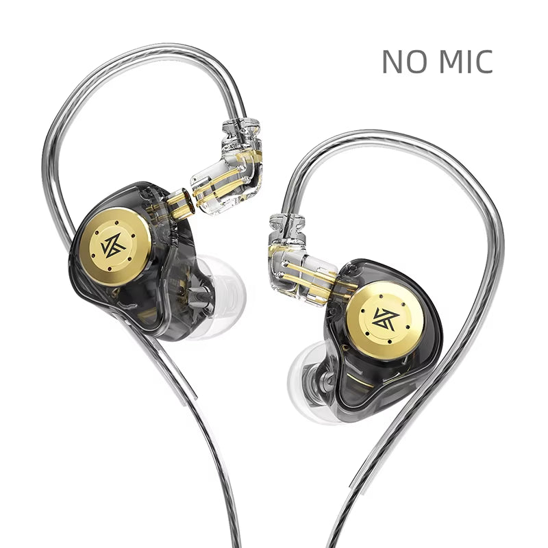 KZ EDX Pro Earphones Dynamic in Ear Monitor Hifi Wired Headphones Bass Stereo Game Music Earplugs Noice Cancelling Headset