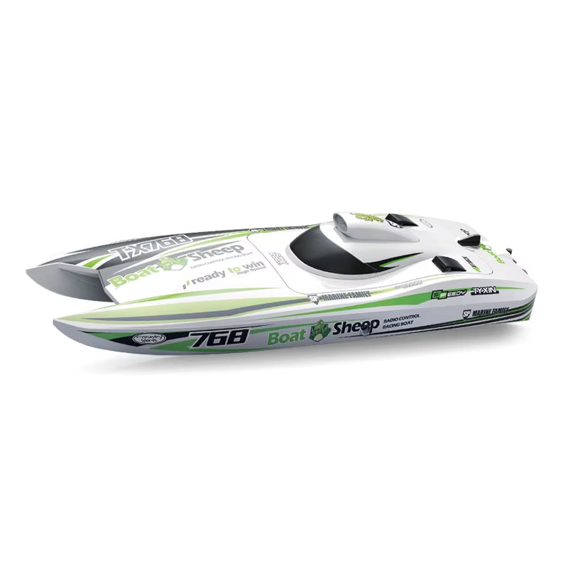 New Full-Proportion Brushless High-Speed Turbo Speed Boat Waterproof Large Electric Remote Control Boat Model Boy Toy