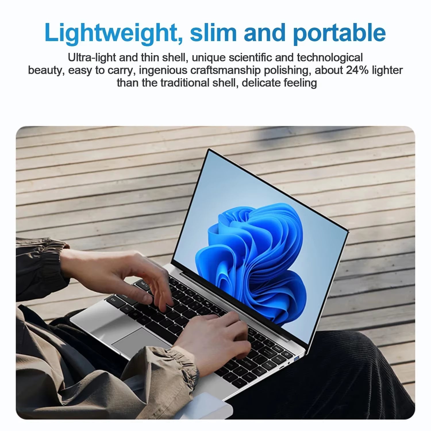 New Laptop Computer Windows 11 Pro  Atom A3950 2025 Notebook PC Gamer 12GB RAM 512GB 1TB SSD 1920*1080 Office Computer