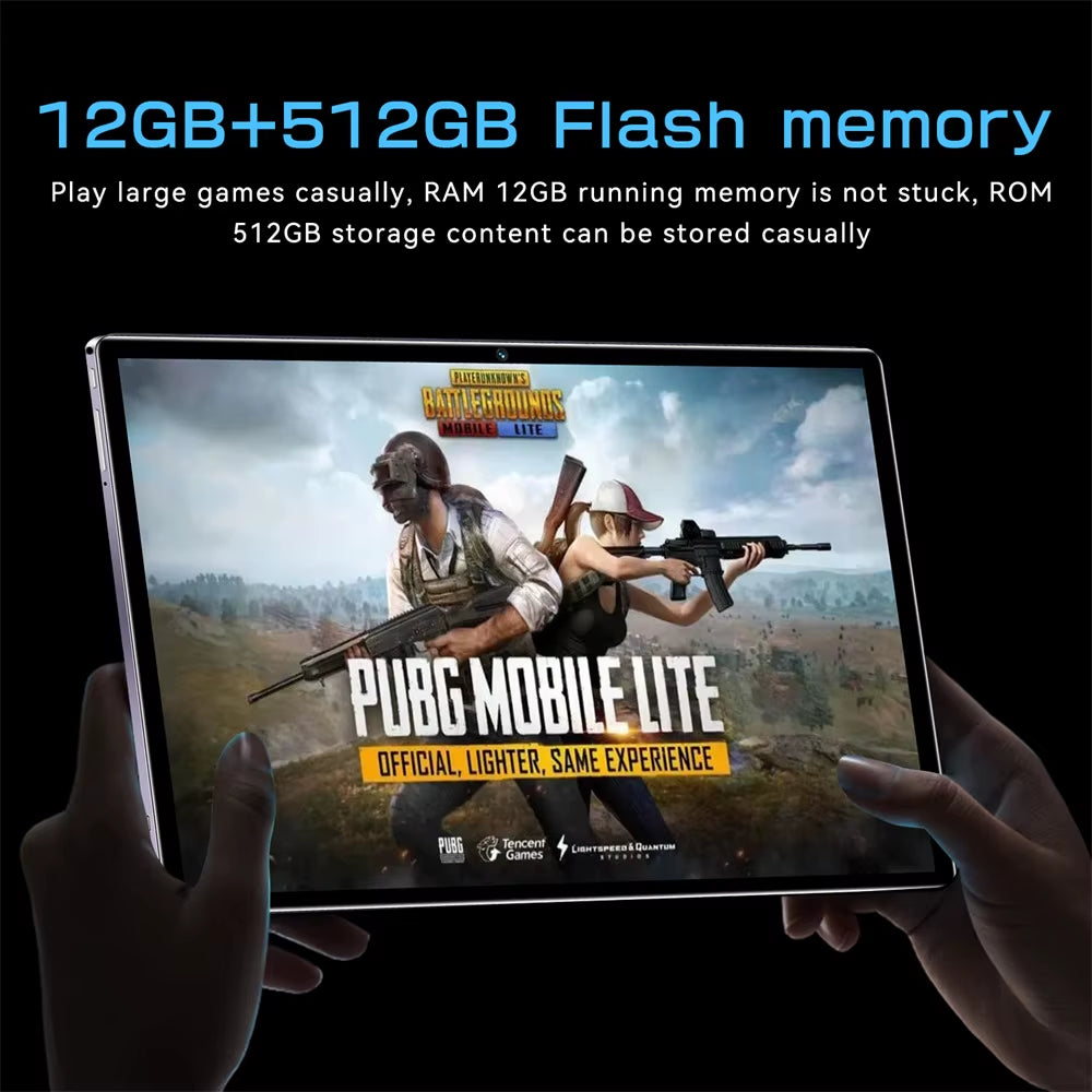 New K11 Tablets Case for 16GB+1TB 11Inch 5G Dual SIM Android Face Recognition Global Version Tablet PC 2025 for Children'S Kid