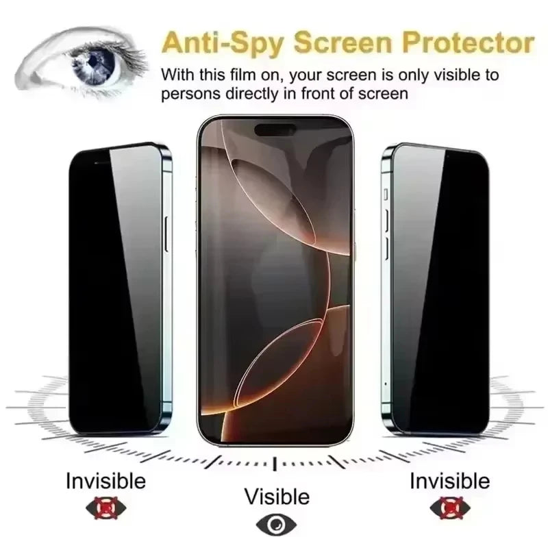 3Pcs Free Installation Privacy Screen Protector for Samsung A55 5G A54 A53 A52 A51 A35 A34 A33 A32 A31 A16 A15 A14 A13 A12 Glass