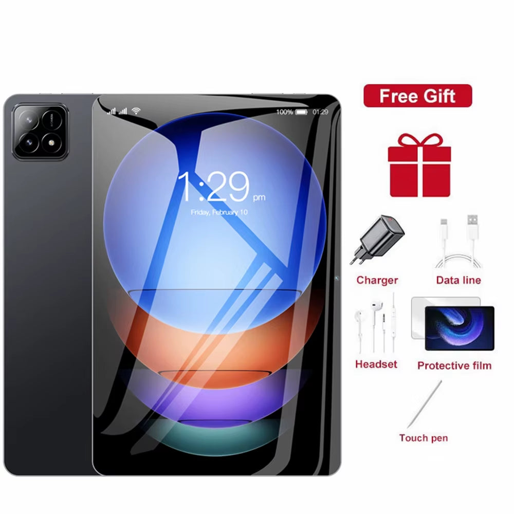 2025 New Original Pad 7S Pro Tablet 11Inch Android Tab 4G 5G Dual SIM 20000Mah WIFI HD Screen Children'S Tablets Kids Tablet PC