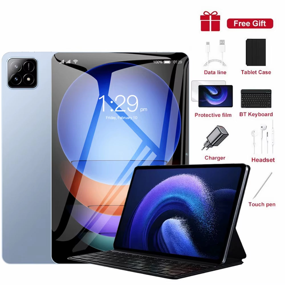 2025 New Original Pad 7S Pro Tablet 11Inch Android Tab 4G 5G Dual SIM 20000Mah WIFI HD Screen Children'S Tablets Kids Tablet PC