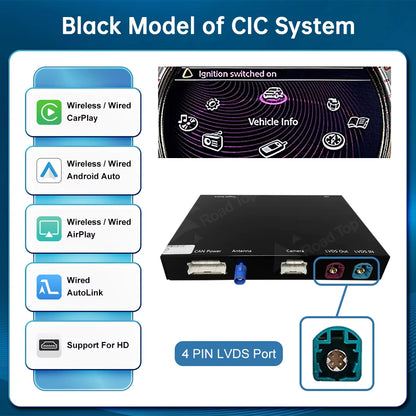 Roadtop Wireless Carplay Android Auto for Mini R55 R56 R57 R58 R60 R61 F54 F55 F56 Clubman Countryman Cooper John Cooper Works