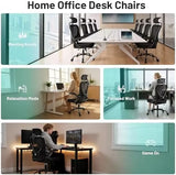Office Chair - Ergonomic Desk Chair Breathable Mesh Chair with 2D Headrest & Adjustable Lumbar