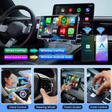 New  Android Auto Wireless Adapter Mini Box Smart Tv Box Carplay Android Auto 2 In1 Fast Connect for Toyota Mazda Audi