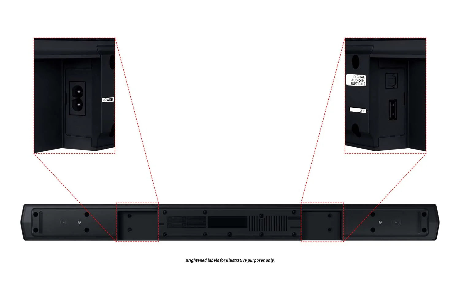 B-Series 4.1.CH Soundbar & Rear Speakers with Subwoofer, Bluetooth, HW-C47M/ZA 2023