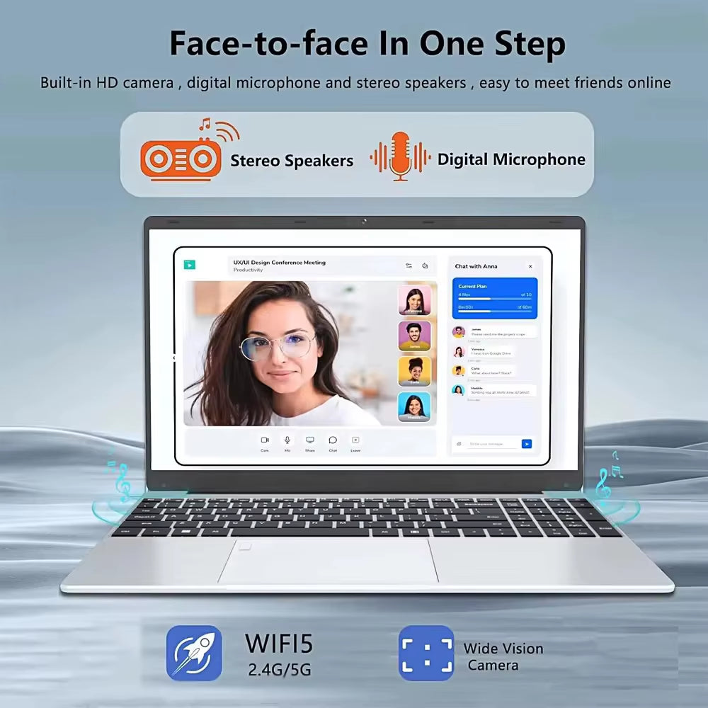 15.6 Inch Portable Laptop Fingerprint Unlock Notebook 16GB 1TB Windows 11 Gaming Laptops Computer  I9-10980Hk Notebook PC