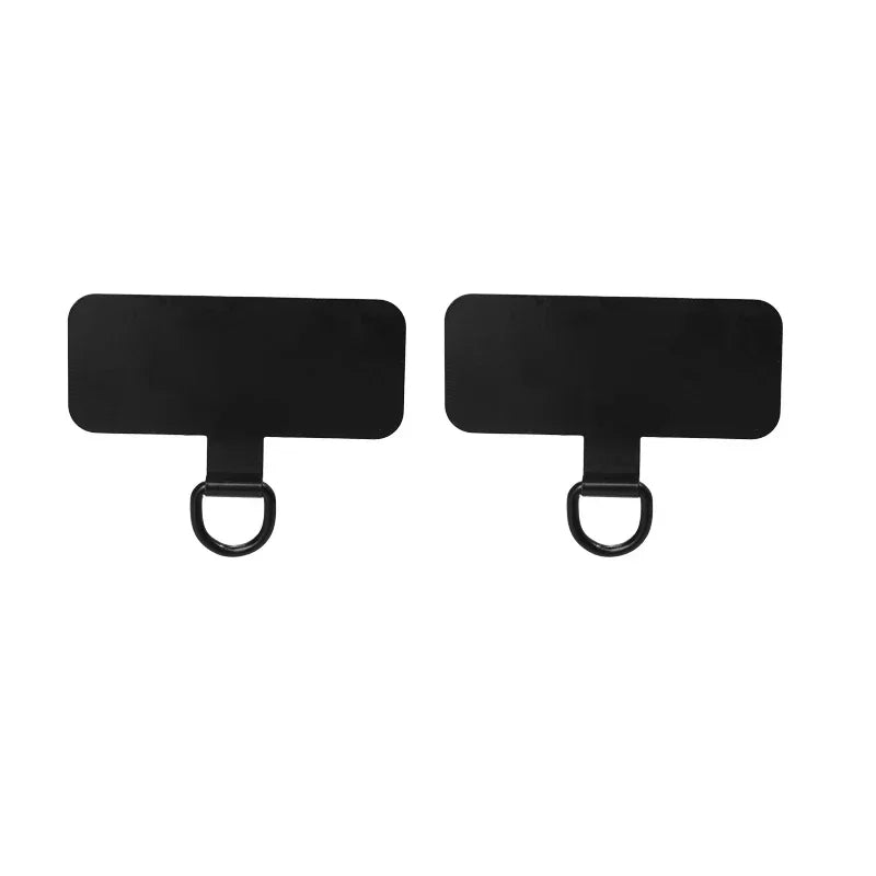 3/2/1Pcs Stainless Steel Hanging Clip Anti-Lost Metal Phone Lanyard Tether Tab Card Ultra Thin Cell Phone Sling Piece Patch