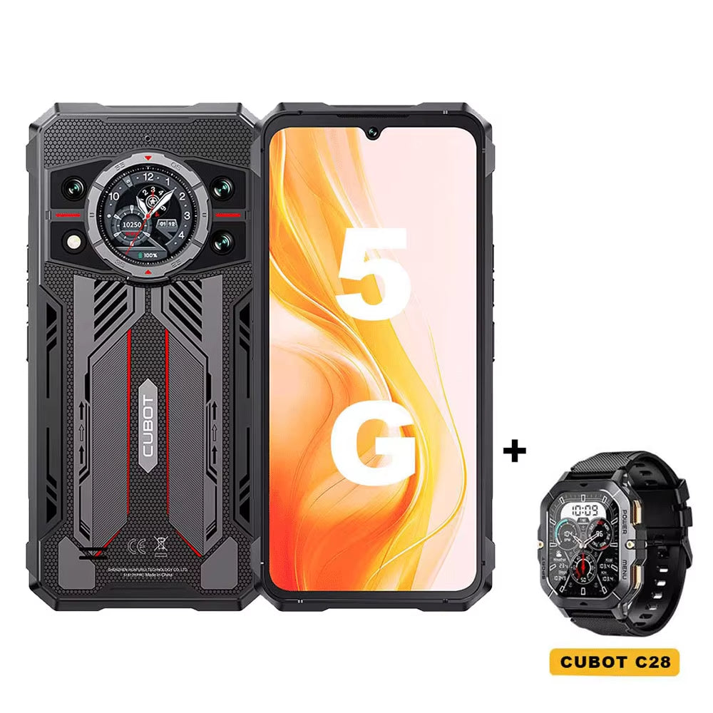 Rugged Smartphone 5G  Kingkong 11, 10200Mah Battery, Dimensity 7025, 6Nm, 2.5Ghz, 32GB RAM(16+16), 256GB ROM,108MP Camera