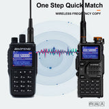 1/2PCS UV-22 Intercom Long-Distance USB Type-C Large Capacity NOAA 999CH FM Two-Way Radio