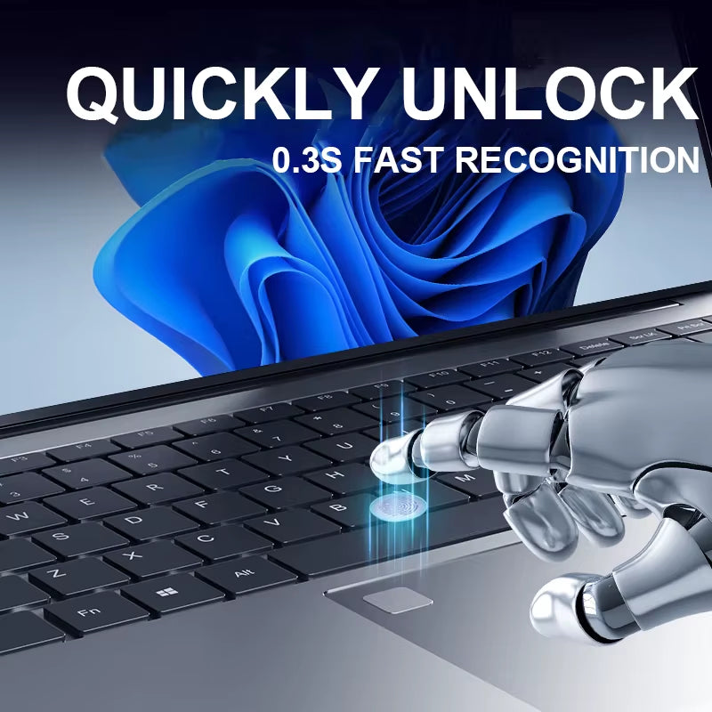 2025 15.6" Windows 11 Pro Laptop Computer  Core I9 10980HK 16GB 1TB Laptops Office Computer Fingerprint Unlock Notebook PC