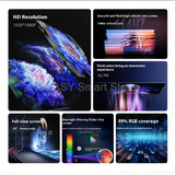 23.8 Inch 144Hz High Refresh Rate IPS Borderless Gaming Monitor 5Ms 99% RGB Gamut 178° View Angle with RGB Lighting Backshell