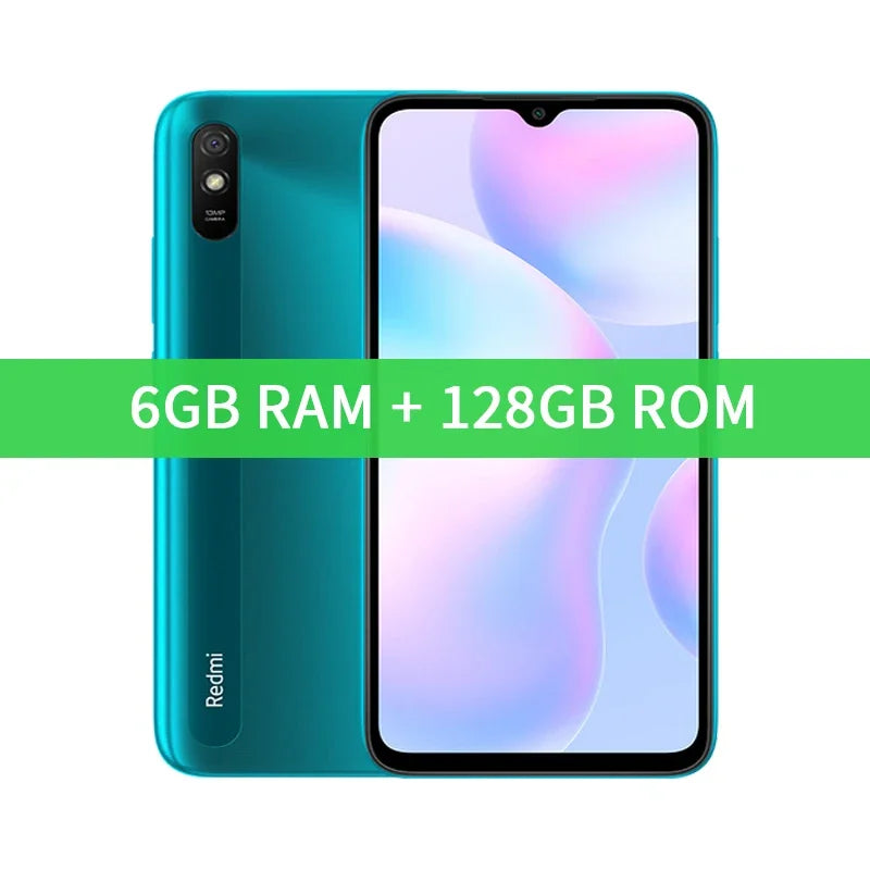 Redmi 9A Smartphone 64GB 128GB Global Rom Cellphone 5000Mah 6.53 Inch MTK Helio G25 Octa Core 13MP Smart Phone CN Version