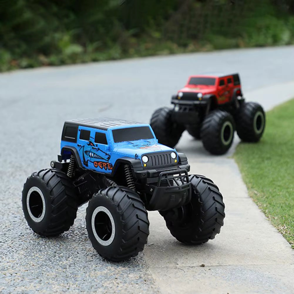 Amphibious Remote Control off Road Car with 4 Wheels Rechargeable Kids Electric Vehicle Waterproof All Crawler Truck Toy