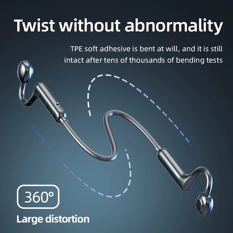 High Power Sound Conduction and Long Battery Life Bluetooth Earphone Neck Mounted Wireless Headset