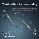 High Power Sound Conduction and Long Battery Life Bluetooth Earphone Neck Mounted Wireless Headset