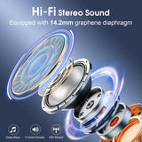 Wireless Earbuds Bluetooth 5.4, 75H Playtime Hi-Fi Stereo Deep Bass, ENC Mic IPX7 Waterproof Earhooks Sport Earphones.