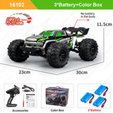 16101 /16102 PRO 1:16 High Speed RC Car with LED Light Drift 70KM/H 4WD RC Off-Road Car Monster Truck Toy for Kid Gifts